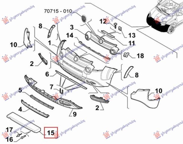 ZASTITA MOTORA ISPOD BRANIKA PLASTICNA (O)