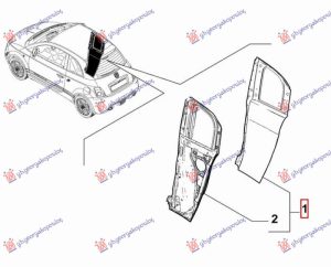 REAR DOOR (3+1) (O)