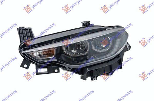 FAR ELEKTRICNI CRNI (H7/H7) SA LED DNEVNIM SVETLOM (MARELLI) LEVO