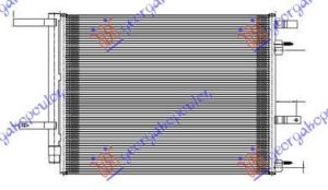 HLADNJAK KLIME 2.5 BENZIN (600x434x16)