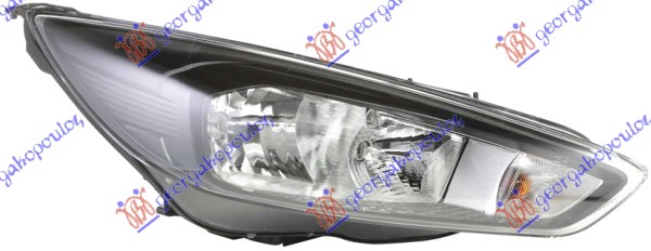 HEAD LAMP ELECTRICAL BLACK (H7/H15) (W/O MOTOR) (HELLA)