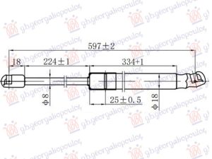 AMORTIZER GEPEK VRATA (597L-385N)
