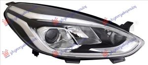 FAR ELEKTRICNI (H7/H1) SA LED DNEVNIM SVETLOM (SA MOTOROM) (TYC) DESNO