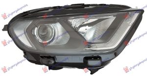 FAR ELEKTRICNI CRNI (H18/H1) LED (SA MOTOROM) (DEPO) DESNO