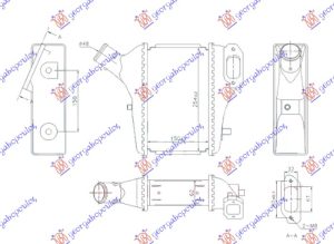 HLADNJAK INTERKULERA 1.6-2.2 i-DTEC DIZEL (150x255x62)