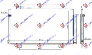 HLADNJAK KLIME 2.0 TIP R BENZIN - 1.6 i-DTEC DIZEL (660x360x12)