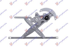FRONT WINDOW REGULATOR ELECTRICAL 2D (W/O MOTOR)