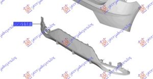 REAR BUMPER LOWER GLOSSY BLK (O)