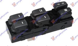 PREKIDAC U PREDNJIM VRATIMA CRNI (4 TASTERA) (16 PIN) LEVO