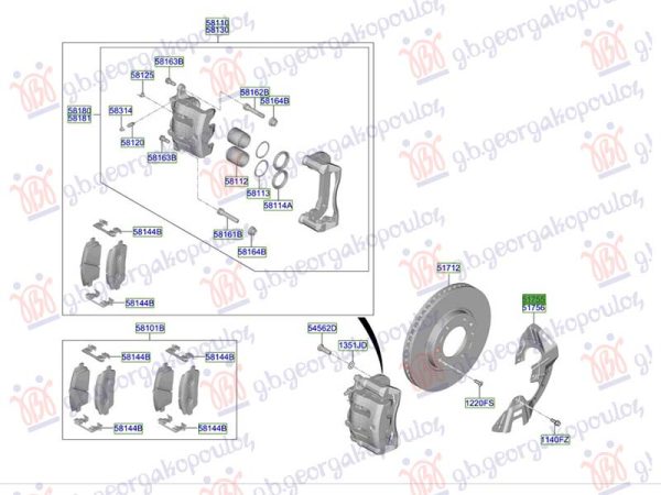 SPLASH PANEL BRAKE DISC FRONT (O)