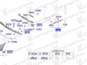 REAR BUMPER BRACKET SIDE PLASTIC (O)