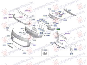 FRONT BUMPER GRILLE COVER (O)