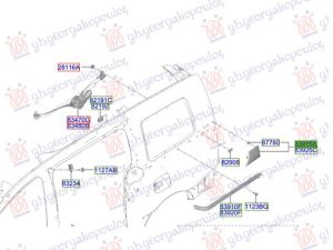 REAR SIDE MOULDING PLASTIC (O)