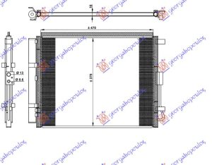 HLADNJAK KLIME 1.6 T-GDI BENZIN (485x383x12)