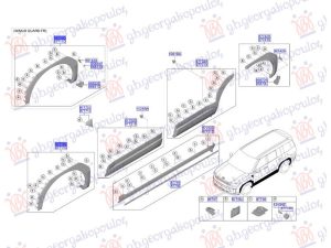 FRONT FENDER FLARE (O)
