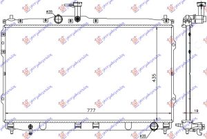 HLADNJAK MOTORA 2.4i 16v BENZIN - 2.5 TDCi DIZEL (MAN) (435x775x16)