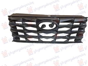 GRILLE PAINTED (DARK GRAY) (W/HOOD LOCK PLASTIC COVER)