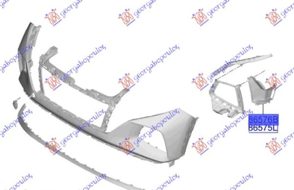 AIRDUCT FRONT BUMPER INNER -2024 (O)