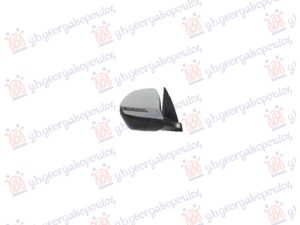 DOOR MIRROR ELECTRICAL FOLDABLE PRIMED (W/SIDE LAMP) (8Pin) (CONVEX GLASS)