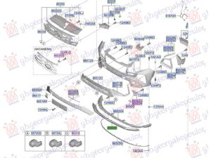 FRONT BUMPER SPOILER LOWER (O)