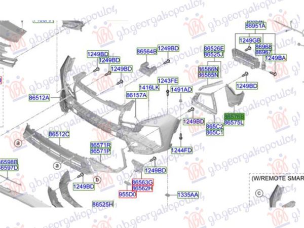 AIRDUCT FRONT BUMPER INNER (O)
