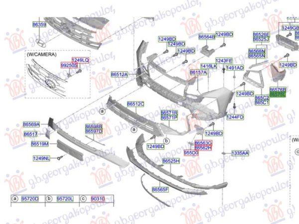 AIRDUCT FRONT BUMPER INNER (O)