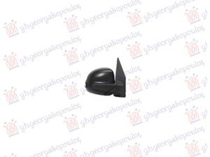 DOOR MIRROR ELECTRICAL HEATED FOLDABLE PAINTED BLACK (W/SIDE LAMP) (8Pin) (CONVEX GLASS)