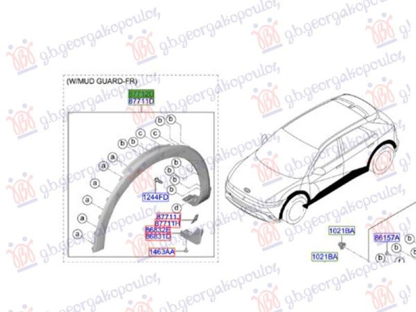 FRONT FENDER FLARE