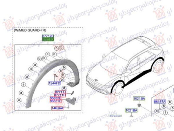 FRONT FENDER FLARE