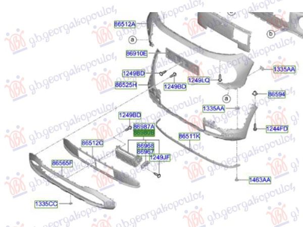 AIRDUCT FRONT LOWER (O)