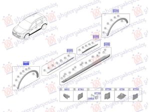 FRONT FENDER FLARE (O)