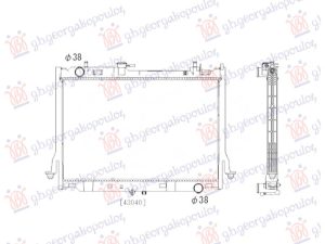 RADIATOR 2.5-3.0 DIESEL (420x650x26) (KOYO)
