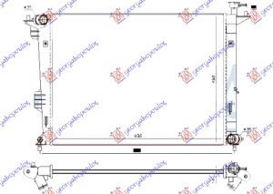 HLADNJAK MOTORA 1.6/2.0 GDi BENZIN (MAN) (635x480x14)