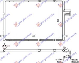 HLADNJAK KLIME 2.0 CRDi (590x383x18)