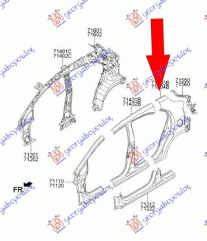 REAR FENDER 5D (O)