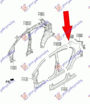 REAR FENDER 5D (O)
