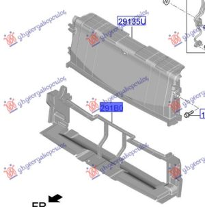 AIRDUCT BUMPER FRONT UPPER (O)