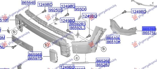 AIRDUCT FRONT BUMPER (GT-LINE) (O)