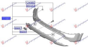 REAR BUMPER LOWER (O)