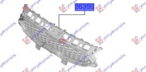 GRILLE GLOSSY BLACK (O)