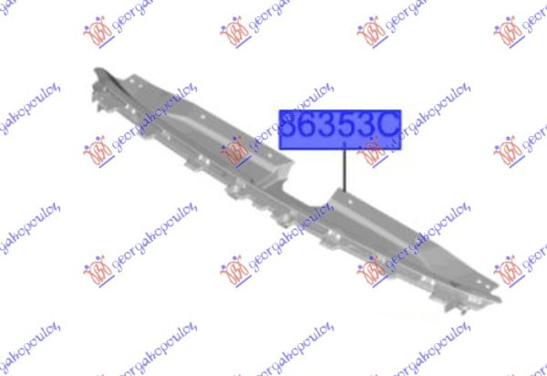 FRONT PANEL UPPER PLASTIC COVER (O)