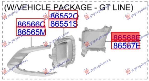 AIRDUCT FRONT BUMPER (GT-LINE) (O)