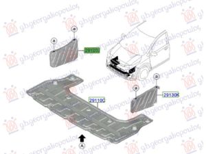 UNDER ENGINE COVER PLASTIC (O)