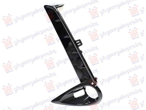 FRONT BUMPER GRILLE (W/FOG LAMP HOLE) (GLOSS BLACK)