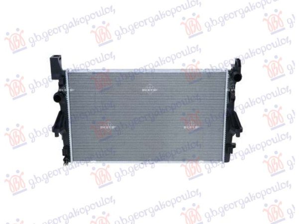 RADIATOR 1.6 CDI +AC (690x418x26) MIDDLE SPILES (NRF)