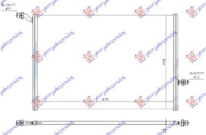 ADDITIONAL RADIATOR PETROL - DIESEL (635x440x16) (MAHLE PREMIUM LINE)