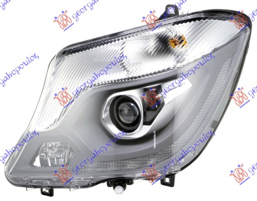 HEAD LAMP Bi-XENON AFS W/LED DRL (HELLA)