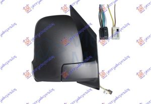 RETROVIZOR KRATKI ELEKTRICNI SA GREJACEM (MIGAVAC) (5+2 PIN) (KONVEKSNO STAKLO) DESNO