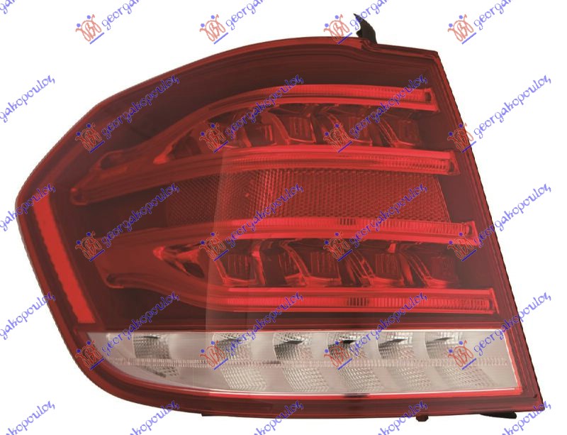 STOP LAMPA SPOLJASNJA KARAVAN (CELA LED) (CRVENO KUCISTE) (DEPO) LEVO