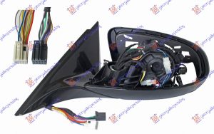 RETROVIZOR (SAMO KUCISTE) ELEKTRICNI SA GREJACEM (ELEKTRO-SKLOPIV) (MEMORIJA) (SVETLO) (MRTAV UGAO) (16 PIN) LEVO